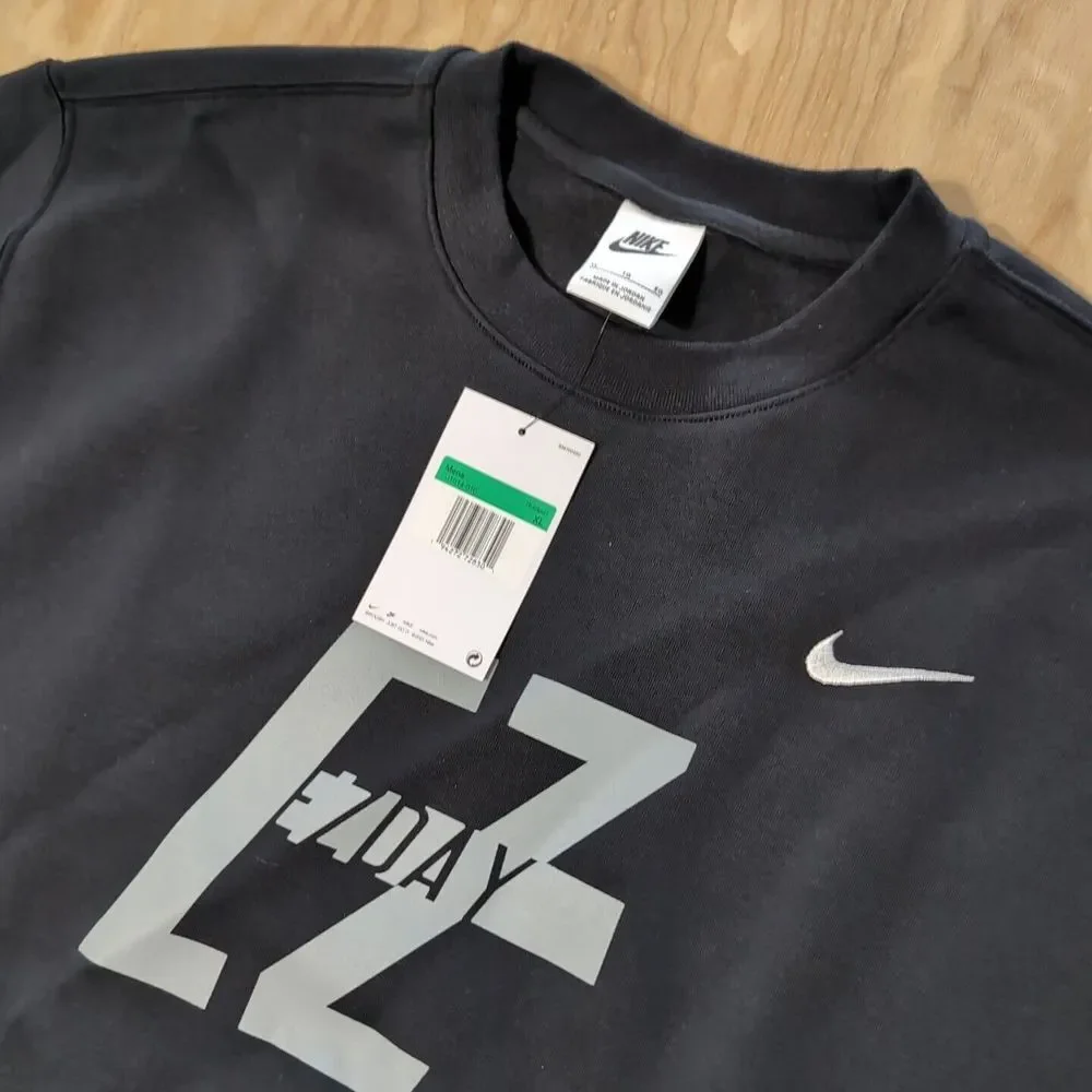 NEW Nike Mens XL Crew Training Athletic Sweater‎ Stretch EZDAY Elite Black NWT
